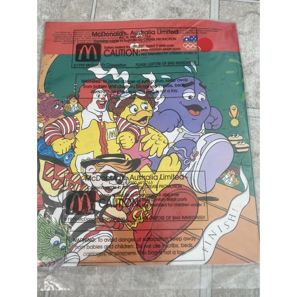 McDonald's Sydney 2000 Olympic Games Big Book & Calendar Vintage New Sealed
